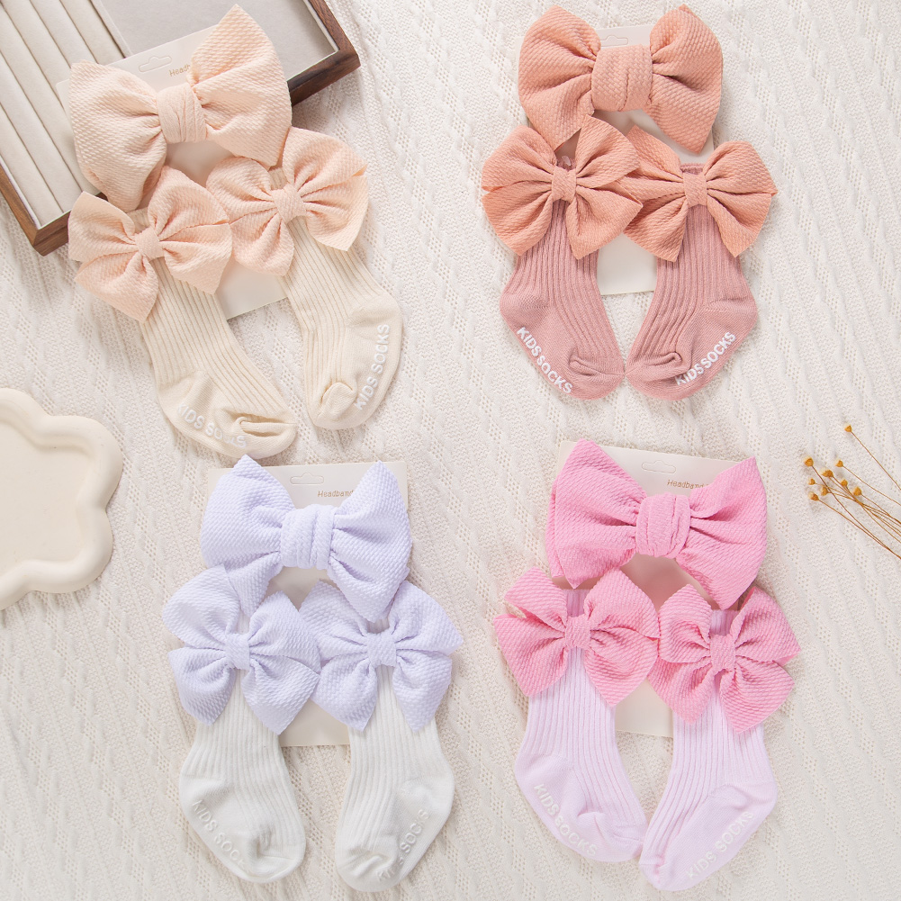 2Pcs/Set Big Bullet Bows Ealst - огляд і ціна Unisex Baby Socks Non Slip