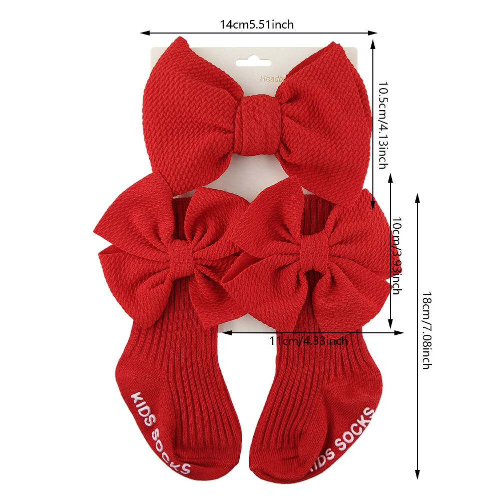 2Pcs/Set Big Bullet Bows Ealst - огляд і ціна Unisex Baby Socks Non Slip