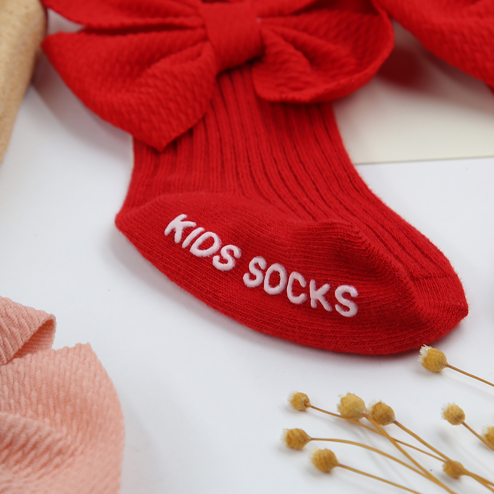 2Pcs/Set Big Bullet Bows Ealst - огляд і ціна Unisex Baby Socks Non Slip