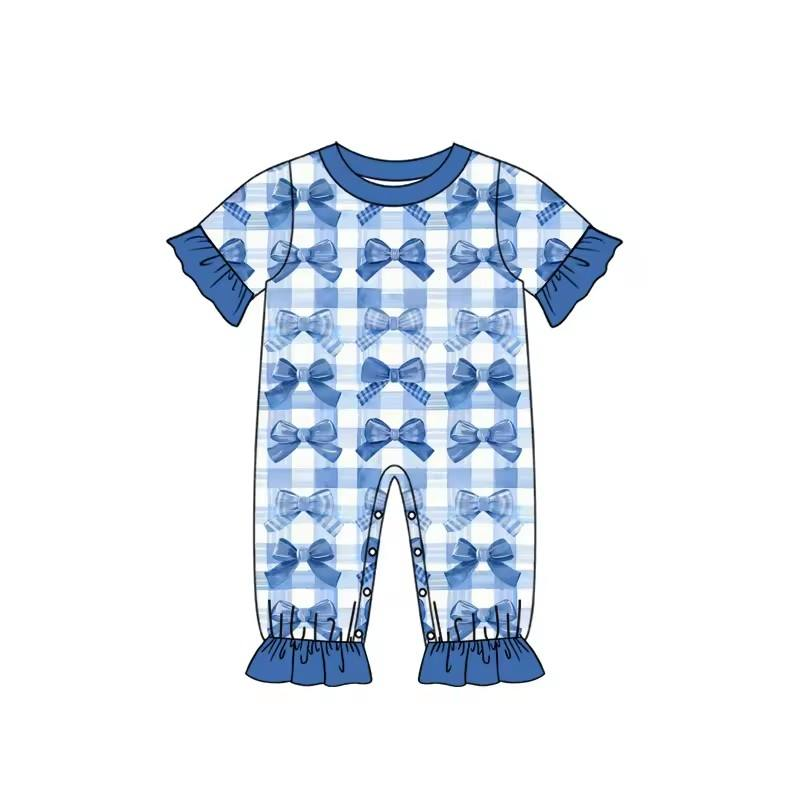 New Born Baby Girl Bow Pattern - огляд і ціна Cotton Baby Onesies Zipper