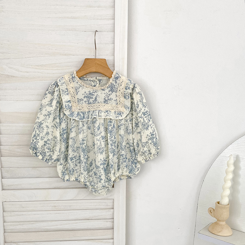 Baby Girl Floral Romper Long P - огляд і ціна Newborn Baby Girl Romper Floral