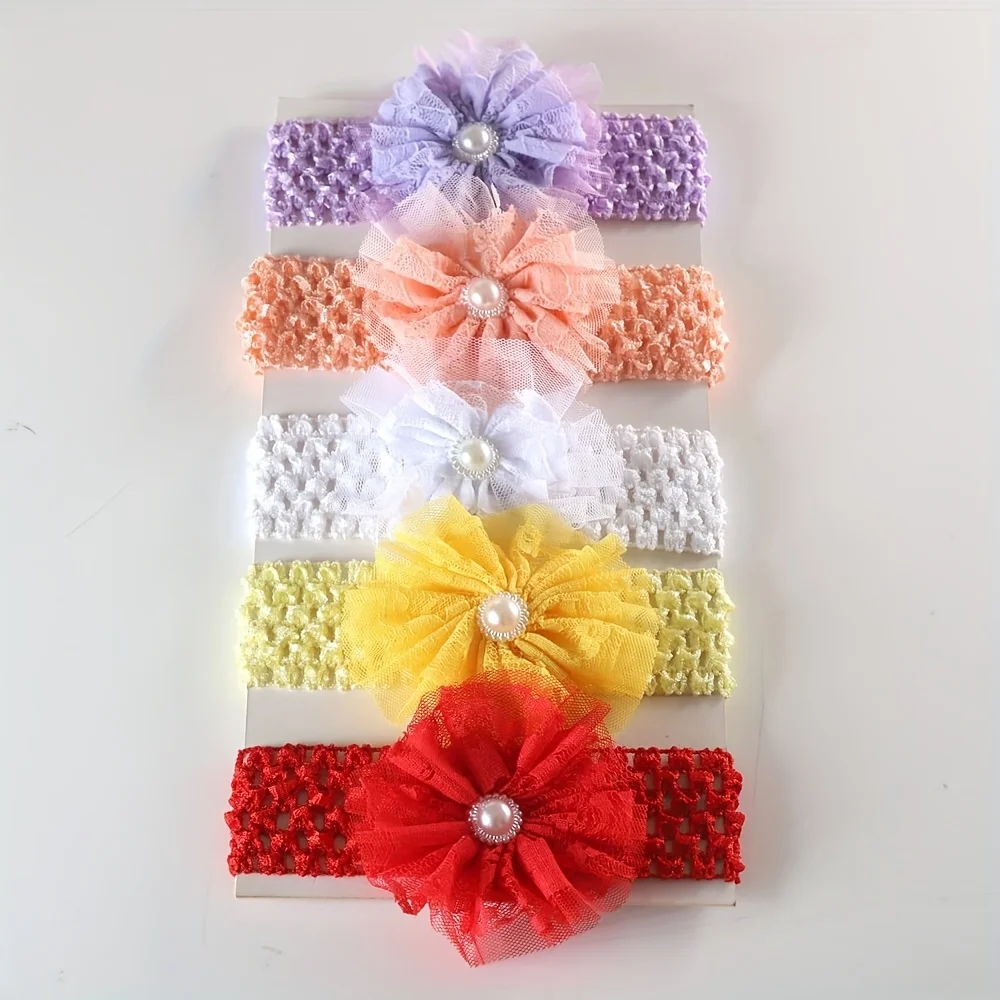 5pcs/10pcs Baby Headband Satin - огляд і ціна Baby Gear