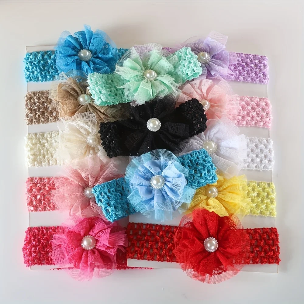 5pcs/10pcs Baby Headband Satin - огляд і ціна Baby Gear
