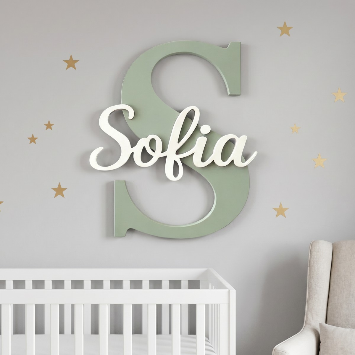 1Pc Custom Minimalist Wooden N - огляд і ціна Nursery