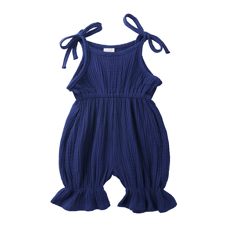 Summer Outfits Baby Girl Cloth - огляд і ціна Baby Summer Linen Sleeveless Jumpsuit