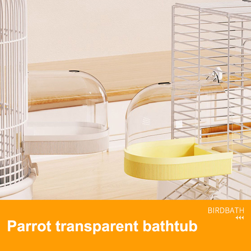 Parrot transparent bathtub. It - огляд і ціна Feeding